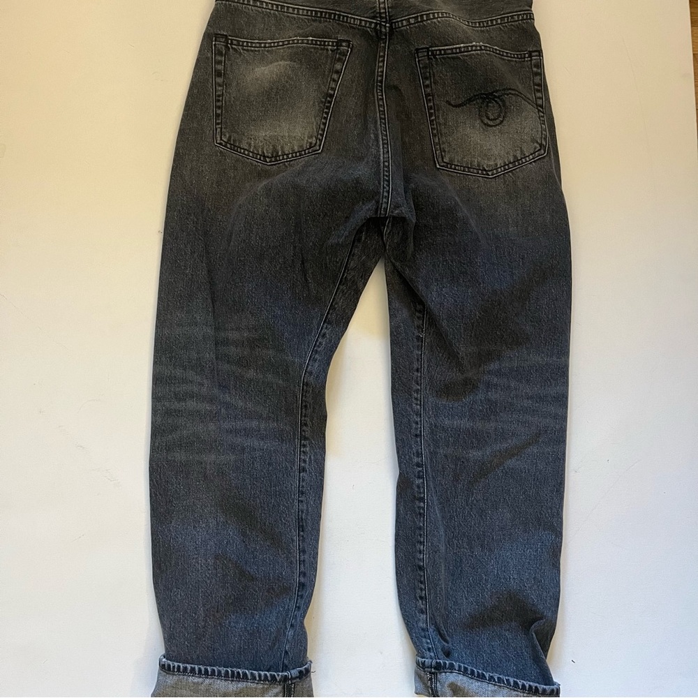 R13 Charcoal Boyfriend Jeans - Picture 5 of 13